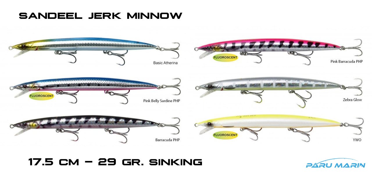 Savage Gear Sandeel Jerk Minnow 175 29 gr. Sinking