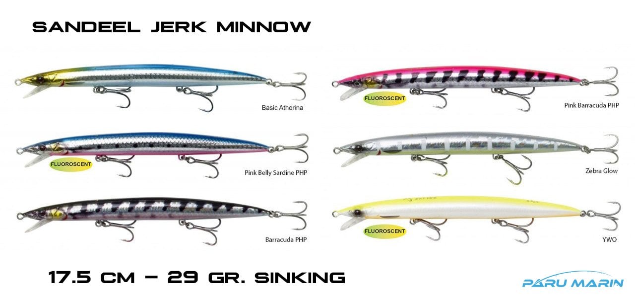 Savage Gear Sandeel Jerk Minnow 175 29 gr. Sinking