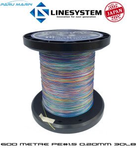 Linesystem Jigging X8 İp Misina PE 1.5 0.20mm 27lb 600mt