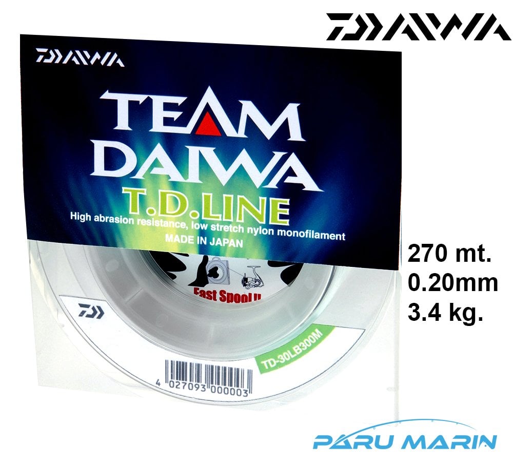 Daiwa T.D. Line Monofilament Misina 0.20.. 270mt.