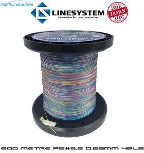 Linesystem Jigging X8 İp Misina PE 2.5 0.26mm 45lb 600mt