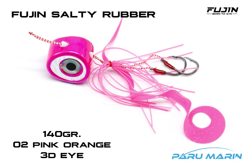 Fujin Salty Rubber 140gr. Tai Rubber 02 Pink Orange