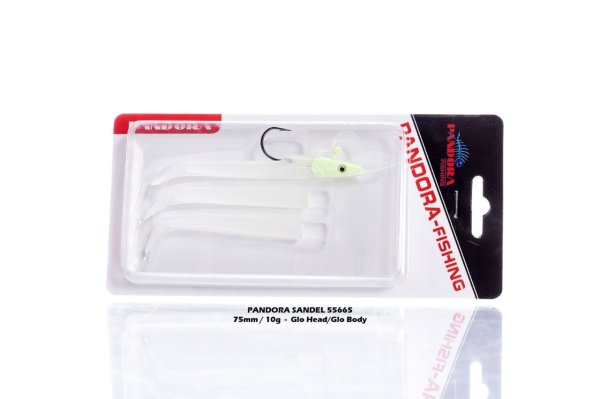 Pandora Sandel 7.5 cm. 10 gr. Glo Head Glo Body Silikon Yem