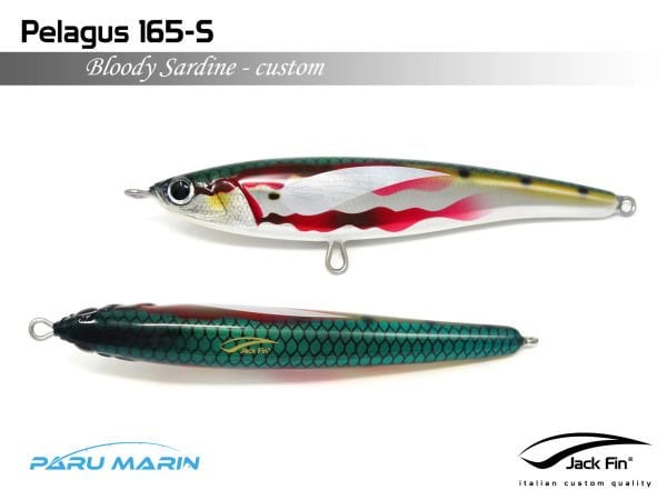 Jack Fin Pelagus 165-S Sahte Yem Bloody Sardine ''Özel Renk''
