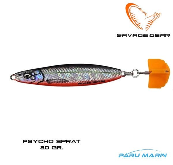Savage Gear Psycho Sprat 80gr. Suni Yem Red N Black