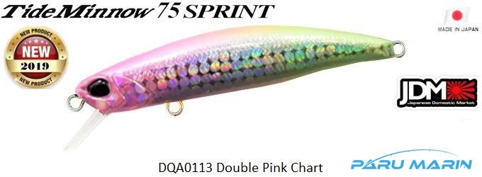 DUO Tide Minnow 75 Sprint DQA0113 Double Pink Chart