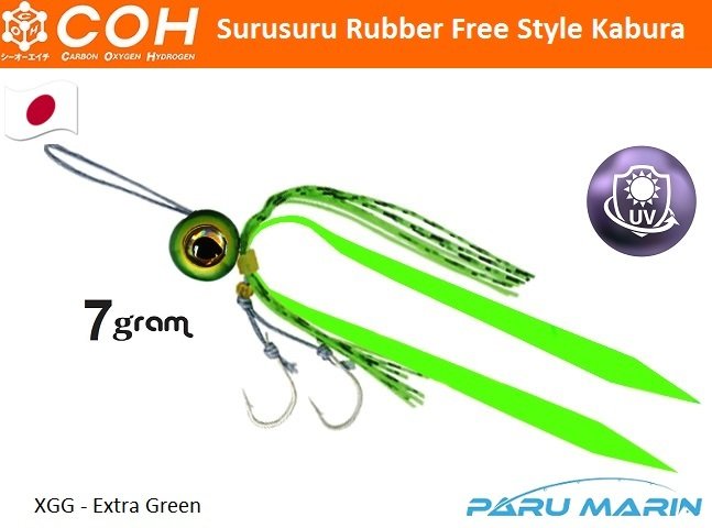 COH Kabura Slider Tai Rubber Jig LRF Suni Yem 7gr. XGG