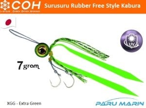COH Kabura Slider Tai Rubber Jig LRF Suni Yem 7gr. XGG