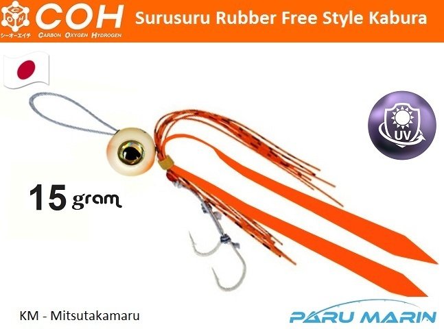 COH Kabura Slider Tai Rubber Jig Suni Yem 15gr. KM