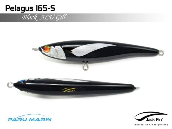 Jack Fin Pelagus 165-S Sahte Yem Black Alu Gill