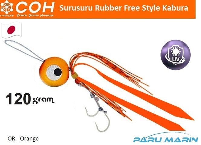COH Kabura Slider Tai Rubber Jig Suni Yem 120gr. OR