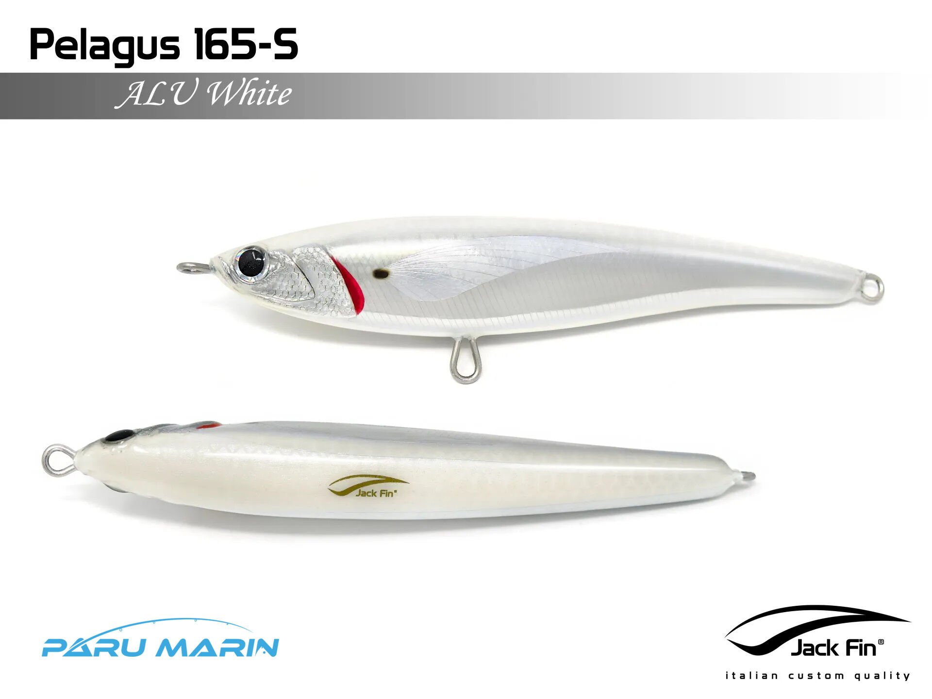 Jack Fin Pelagus 165-S Sahte Yem Alu White