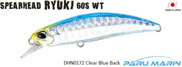Duo Spearhead Ryuki 60S SW DHN0172 / Clear Blue Back