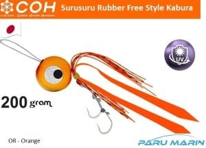 COH Kabura Slider Tai Rubber Jig Suni Yem 200gr. OR