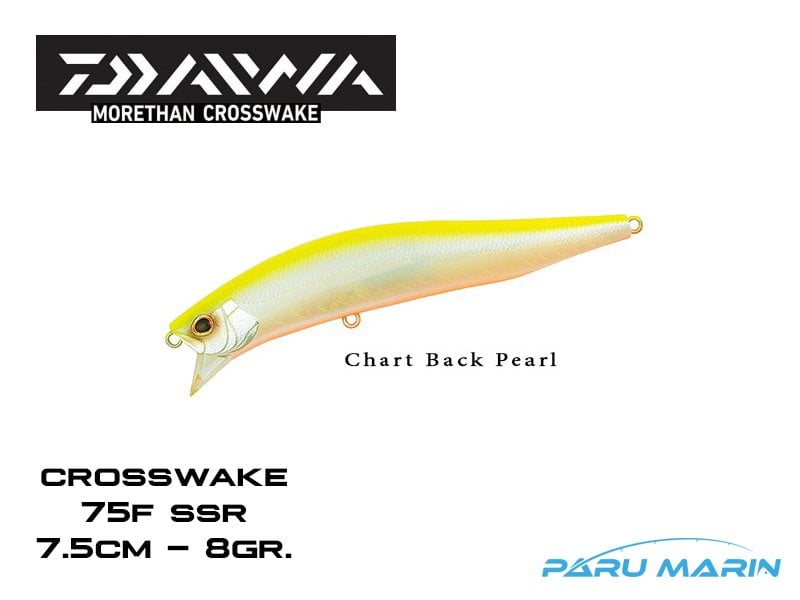 Daiwa Crosswake 75F SSR Chart Back Pearl