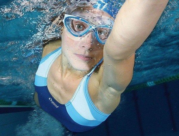 Cressi Planet Black/Red Tinted Yüzücü Gözlüğü