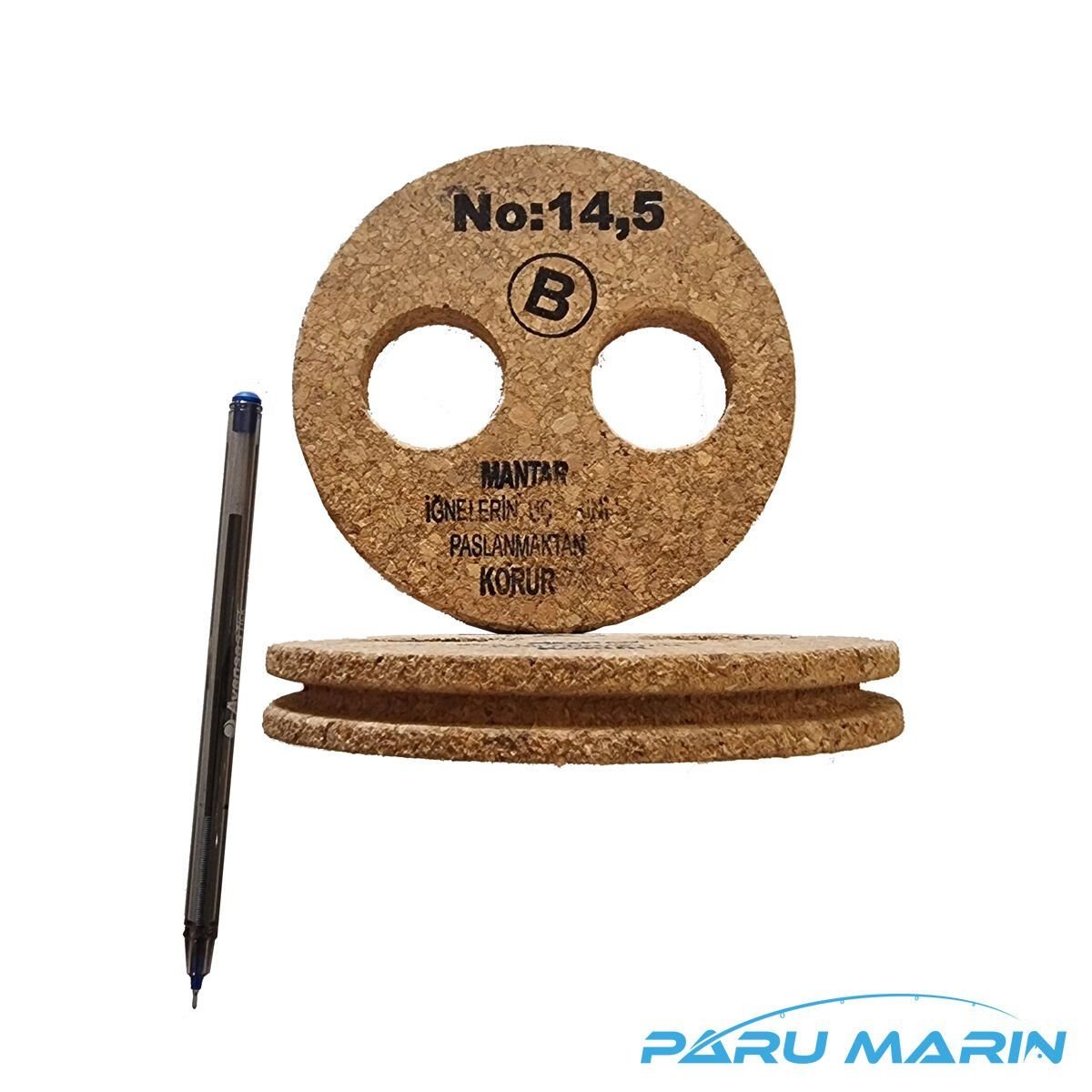 No:14.5 Doğal Mantar Takım Sarma Mantarı (Çap 11.5) cm