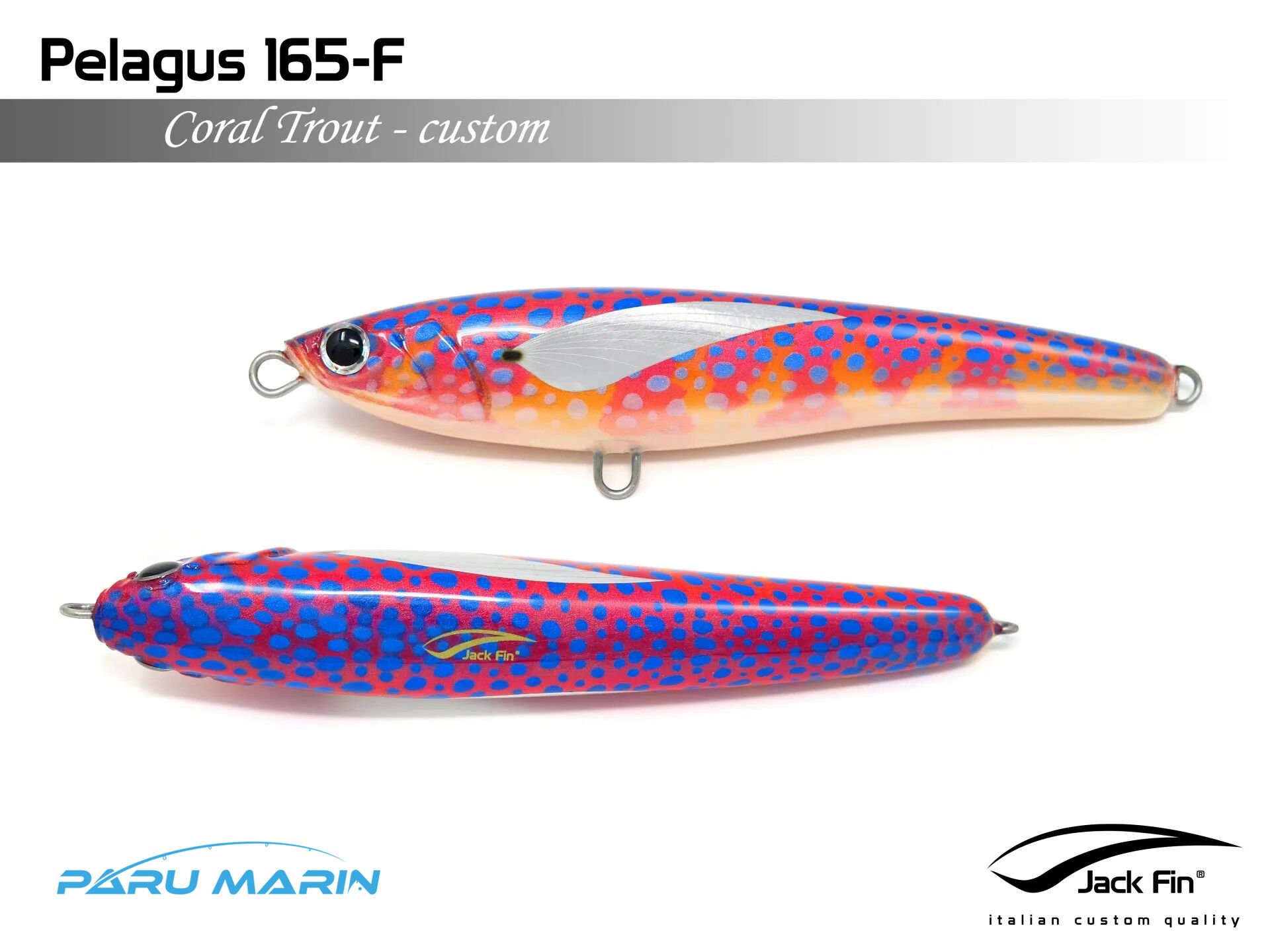 Jack Fin Pelagus 165-F Sahte Yem Coral Trout ''Özel Renk''