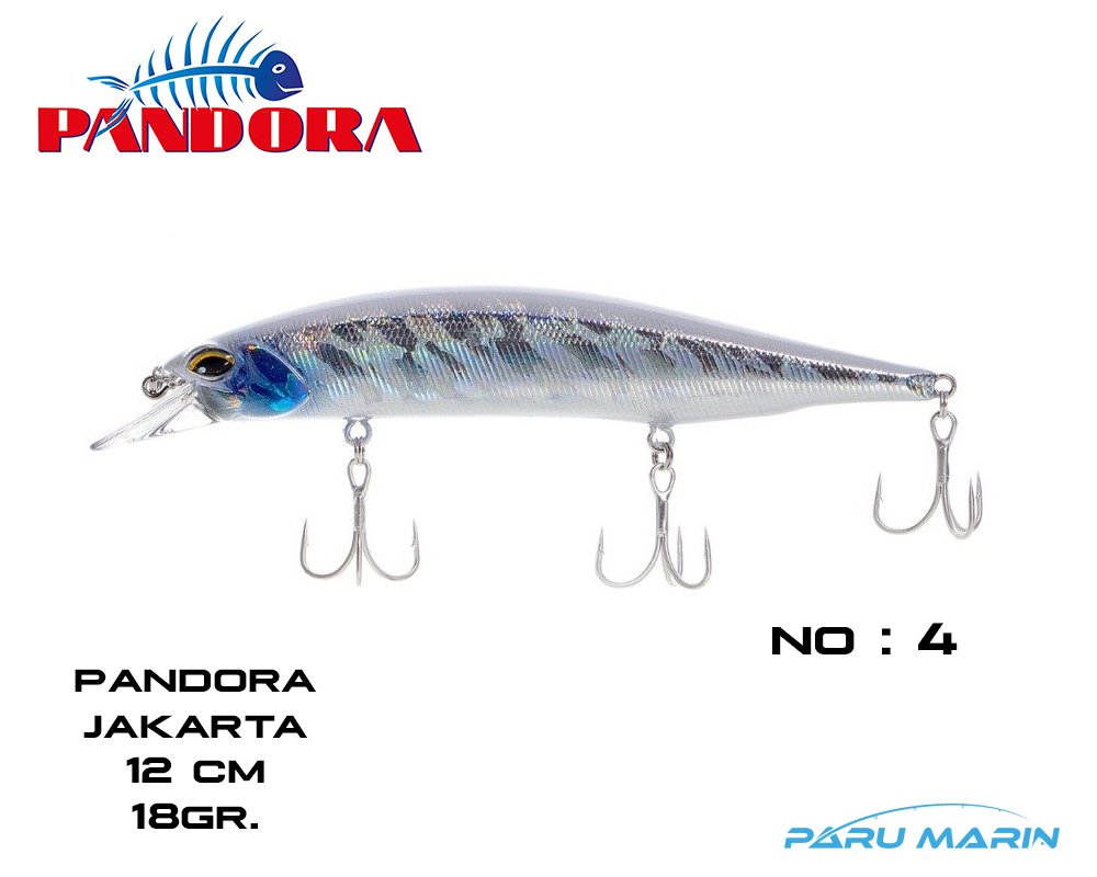 Pandora Jakarta 12cm 18gr. (Sinking) Sahte Balık 04