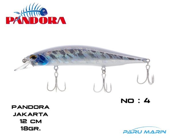 Pandora Jakarta 12cm 18gr. (Sinking) Sahte Balık 04