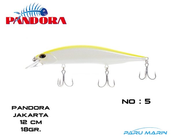 Pandora Jakarta 12cm 18gr. (Sinking) Sahte Balık 05