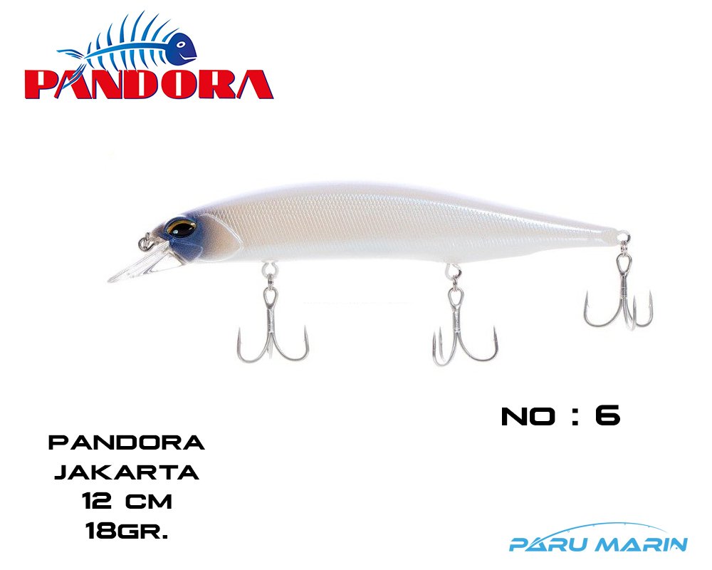 Pandora Jakarta 12cm 18gr. (Sinking) Sahte Balık 06