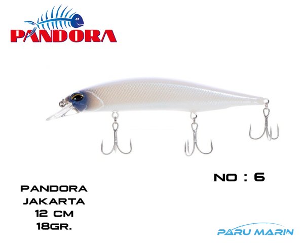 Pandora Jakarta 12cm 18gr. (Sinking) Sahte Balık 06