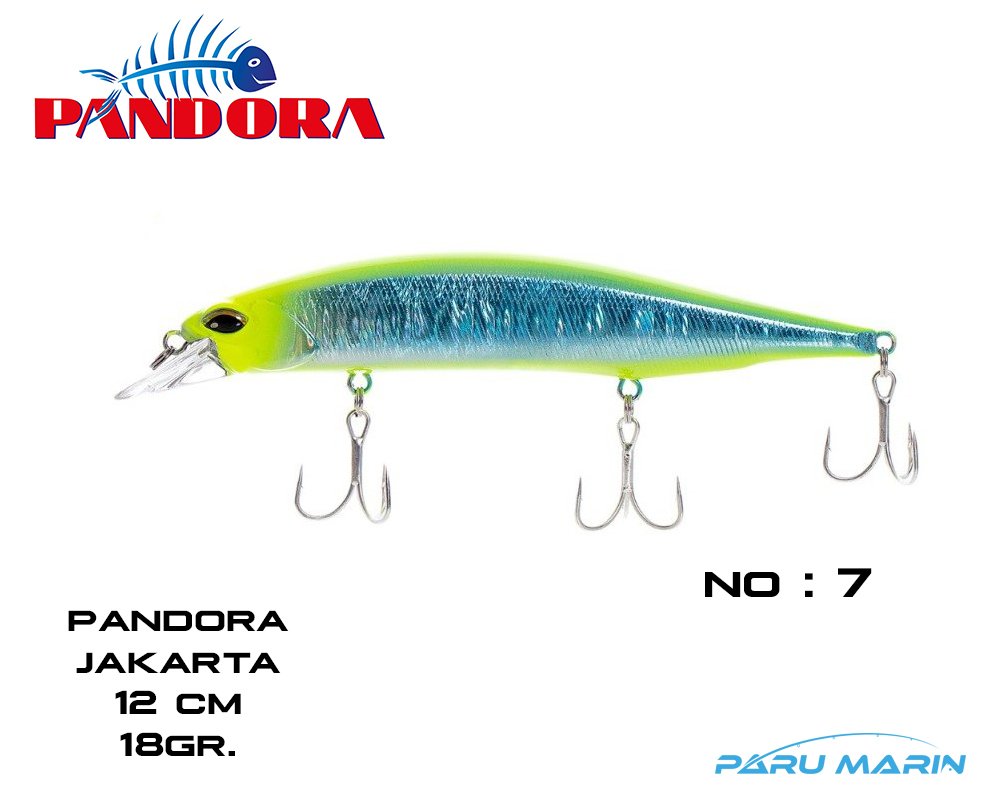Pandora Jakarta 12cm 18gr. (Sinking) Sahte Balık 07