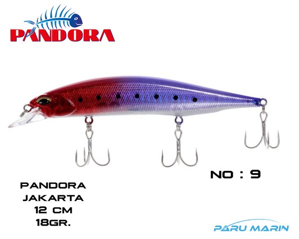 Pandora Jakarta 12cm 18gr. (Sinking) Sahte Balık 09