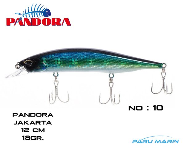 Pandora Jakarta 12cm 18gr. (Sinking) Sahte Balık 10
