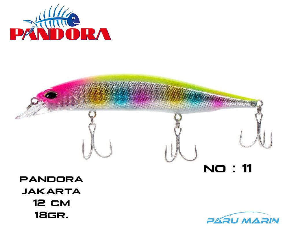 Pandora Jakarta 12cm 18gr. (Sinking) Sahte Balık 11