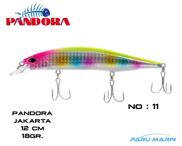 Pandora Jakarta 12cm 18gr. (Sinking) Sahte Balık 11