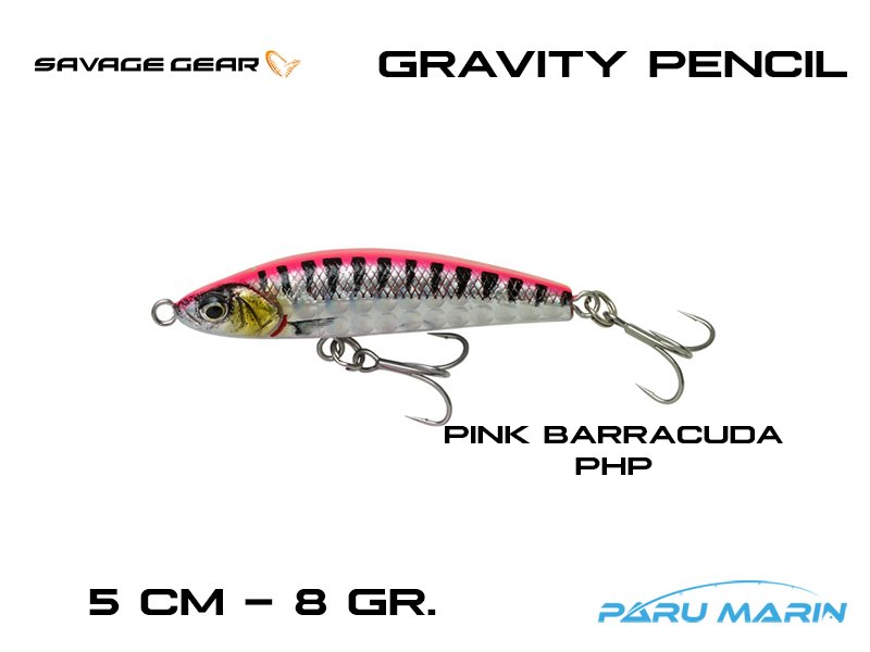 Savage Gear Gravity Pencil 50mm. 8gr. Pink Barracuda PHP