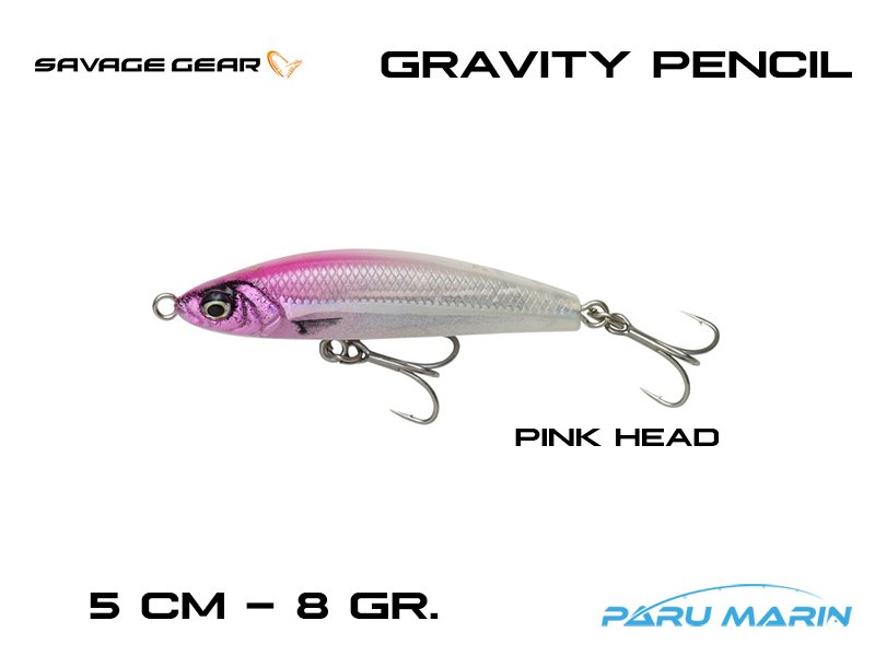 Savage Gear Gravity Pencil 50mm. 8gr. Pink Head