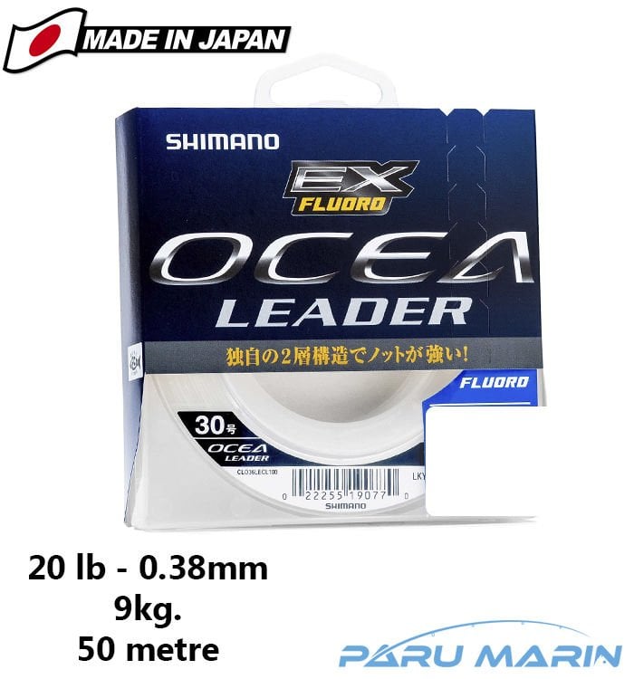 Shimano Ocea Leader EX Fluoro 0.38mm-20lb 50mt.