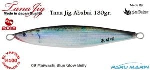 Sea Falcon Ababai Jig 180gr 09 Mackerel Blue Glow Belly
