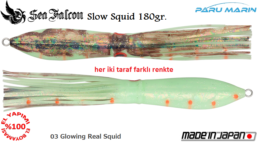 Sea Falcon Slow Squid 180gr. 16cm. 03
