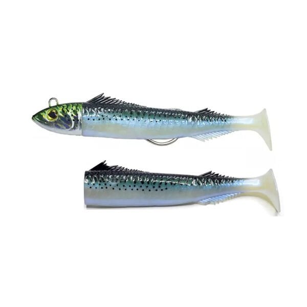 Jigging Ala Carta Real Fish 100gr. Caballa Yedekli Silikon Yem