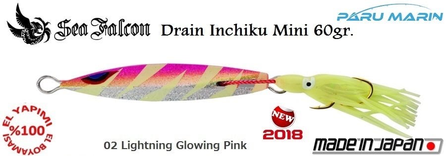 Sea Falcon Drain Inchiku Mini 60gr. 02 Yellow Octopus