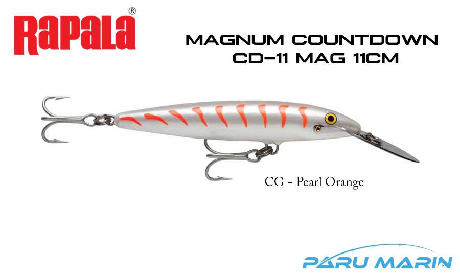 Rapala CD Magnum11, 11cm Metal Gaga Sahte Balık CG - PEARL ORANGE