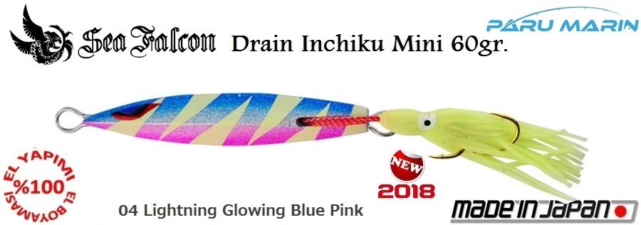 Sea Falcon Drain Inchiku Mini 60gr. 04 Yellow Octopus