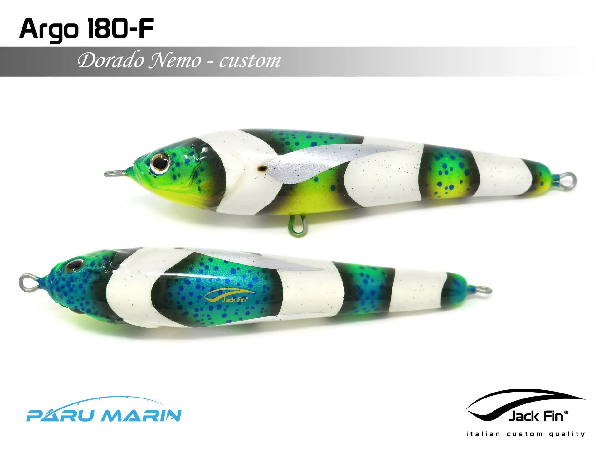 Jack Fin Argo 180-F Sahte Yem Dorado Nemo ''Özel Renk''