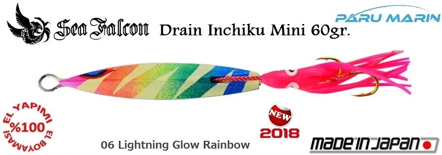 Sea Falcon Drain Inchiku Mini 60gr. 06 Red Octopus