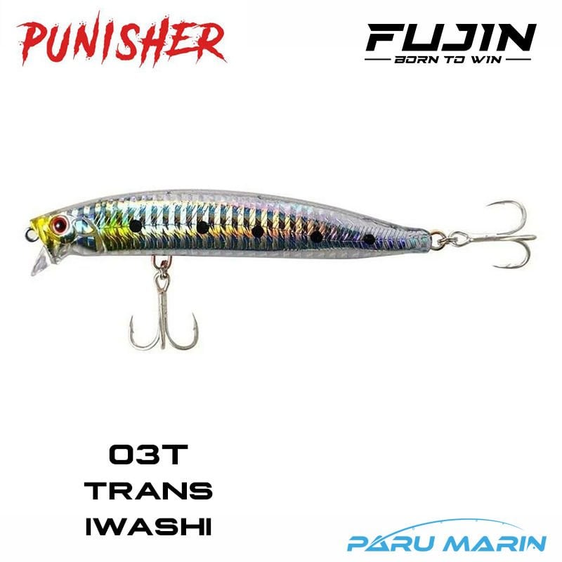 Fujin Punisher 105SW 10.5cm 16gr. Maket Balık 03T Trans Iwashi