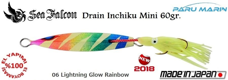 Sea Falcon Drain Inchiku Mini 60gr. 06 Yellow Octopus