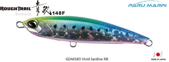Duo Rough Trail Aomasa 148F GDA0183 / Vivid Sardine RB