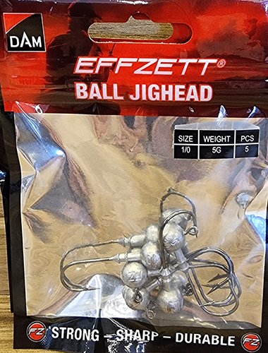 Dam Ball Jig Head 1/0 5 Adet