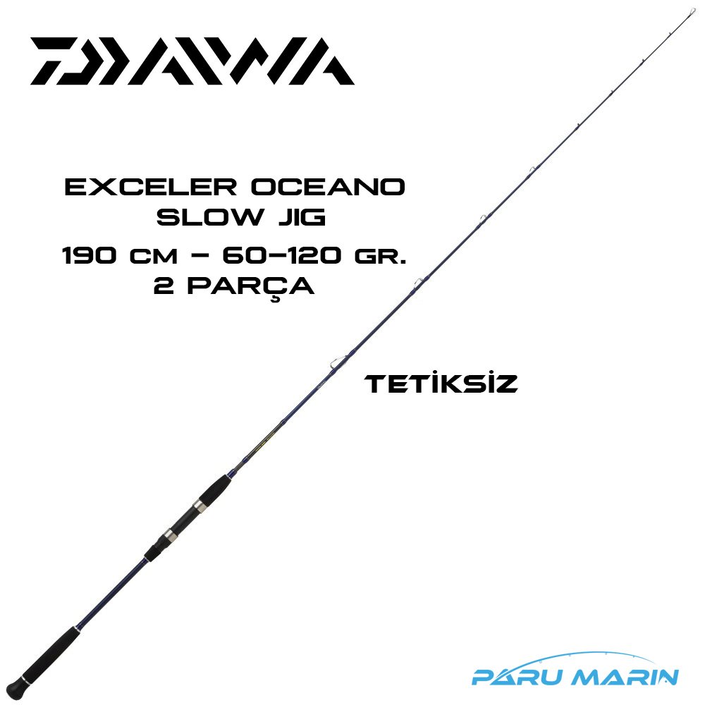 Daiwa Exceler Oceano 193cm 60-120gr. Tetiksiz Kamış (EXOJG632MHSAF)