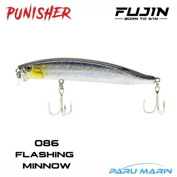 Fujin Punisher 105SW 10.5cm 16gr. Maket Balık 086 Flashing Minnow