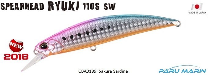 Duo Spearhead Ryuki 110S SW Limited CBA0189 / Sakura Sardine OB